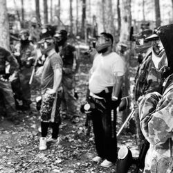 Barrie Paintball - Here's a lovely photo of our walk-on groups in summer of 2018. Our walk-on groups are always running - stop by the field and let's play!