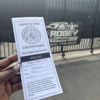Robey Towing and Transportation - Taking this company to court - Towing Near Me - Hyattsville, Maryland Robey Towing and Transportation - Taking this company to court - Towing Near Me - Hyattsville, Maryland