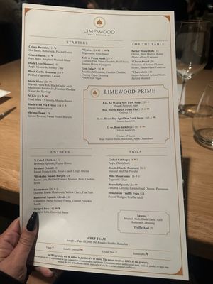 Menu photo 3 Limewood Bar & Restaurant Berkeley, CA Menu photo 3 Limewood Bar & Restaurant Berkeley, CA