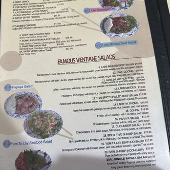 Vientiane Lao Thai - Menu - Thai Near Me - Garden Grove, California Vientiane Lao Thai - Menu - Thai Near Me - Garden Grove, California