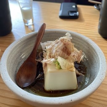 Drunken Monk - Hiyayakko (tofu) - Izakaya Near Me - Menlo Park, California Drunken Monk - Hiyayakko (tofu) - Izakaya Near Me - Menlo Park, California