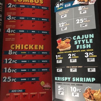 Krispy Krunchy Chicken - the menu - Fast Food Near Me - Claymont, Delaware Krispy Krunchy Chicken - the menu - Fast Food Near Me - Claymont, Delaware