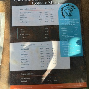 Grounds & Hounds - Menu Sept 2024 - Coffee & Tea Near Me - San Antonio, Texas Grounds & Hounds - Menu Sept 2024 - Coffee & Tea Near Me - San Antonio, Texas
