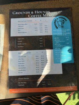 Menu photo 4 Grounds & Hounds San Antonio, TX Menu photo 4 Grounds & Hounds San Antonio, TX