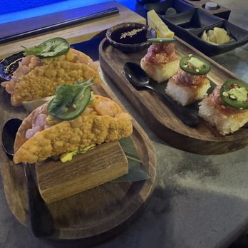 HandoSake Sushi - Taco appetizer and crispy rice! - Sushi Bars Near Me - Salt Lake City, Utah HandoSake Sushi - Taco appetizer and crispy rice! - Sushi Bars Near Me - Salt Lake City, Utah