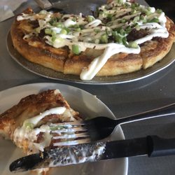 Leanne's Bar & Grill - Perogie pizza! Yum!