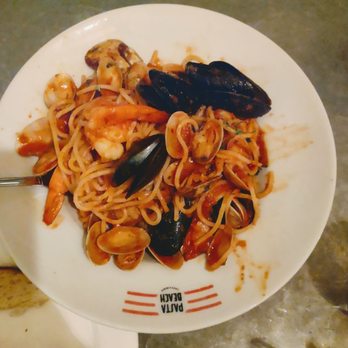 Pasta Beach - Pasta with mussels clams and shrimp - Italian Near Me - Newport, Rhode Island