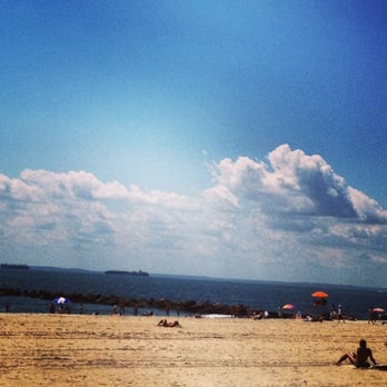 Brighton Beach - BB during July in one of the more secluded areas. - Beaches Near Me - Brooklyn, New York