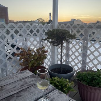 Cherry on Top - View on rooftop patio - Wine Bars Near Me - Brooklyn, New York