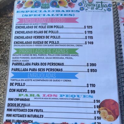 Menu photo 8 El Rincón De La Tia Tulum, ROO