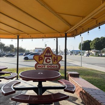 Pacific Coast Hot Dogs - Seating - Hot Dogs Near Me - Orange, California Pacific Coast Hot Dogs - Seating - Hot Dogs Near Me - Orange, California