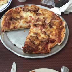 Sunshine Restaurant - Homemade pizza. Very good crust