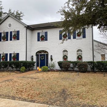 Creative Gutter - After, with Bronze Aluminum Half-Round Gutters - Gutter Services Near Me - Dallas, Texas