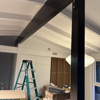 SL Painting - Newly painted beams - Painters Near Me - Long Beach, California