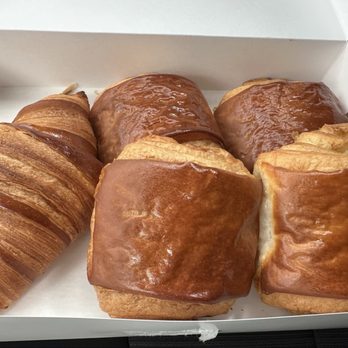 Lacoste Bakery - Plain croissant and a few chocolate croissants - Bakeries Near Me - San Antonio, Texas