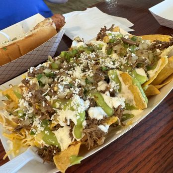 El Perrito - Deshebrada Fiesta Nachos - Tacos Near Me - Austin, Texas