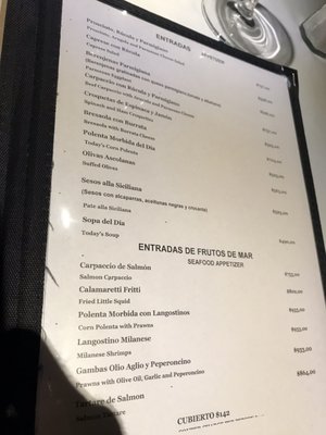 Menu photo 4 Sottovoce Buenos Aires, C Menu photo 4 Sottovoce Buenos Aires, C