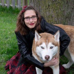 Primarily Design and Photography - Girl and husky dog