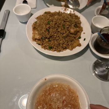 Shangrila Chinese Cuisine - Chicken fried rice and Chicken Corn Soup - Chinese Near Me - Dublin, California Shangrila Chinese Cuisine - Chicken fried rice and Chicken Corn Soup - Chinese Near Me - Dublin, California