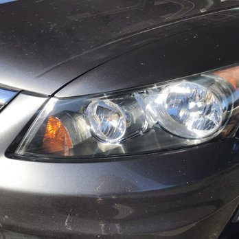 Deluxe Detail & Window Tint - Restored headlight - Auto Detailing Near Me - Mesa, Arizona