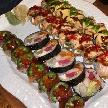 Sushi Sakana - a large platter of sushi - Sushi Bars Near Me - Port Royal, South Carolina Sushi Sakana - a large platter of sushi - Sushi Bars Near Me - Port Royal, South Carolina