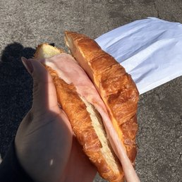 Ham and Cheese Croissant Ham and Cheese Croissant