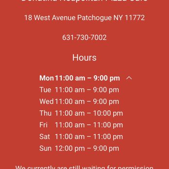 Donatina Neapolitan Pizza Cafe - Pizza Near Me - Patchogue, New York