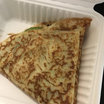 Hazelnuts Creperie - The Catalina Crepe! Fresh avocados,Swiss cheese,onions,mushrooms,chicken ,yummm - Desserts Near Me - Charlotte, North Carolina