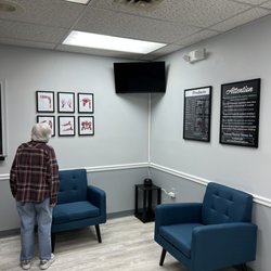 Frederick Physical Therapy - Waiting room with TV