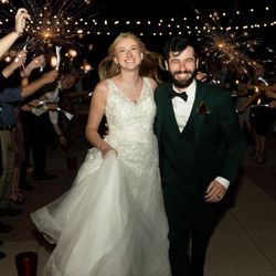 Grateful Soundz Entertainment - Our sparkler exit, which Nancy helped massively with coordinating while Eppie played our music.