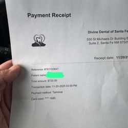 Divine Dental of Santa Fe - $720 for a dentist checkup today. At that price, I thought he was going to clean my teeth, fix my life, and arrange a nice Jewish marriage f
