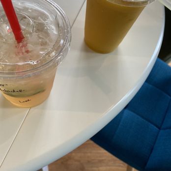 Cream + Sugar Coffeehouse - Watermelon cucumber mint refresher and mango smoothie - Coffee & Tea Near Me - Cincinnati, Ohio Cream + Sugar Coffeehouse - Watermelon cucumber mint refresher and mango smoothie - Coffee & Tea Near Me - Cincinnati, Ohio