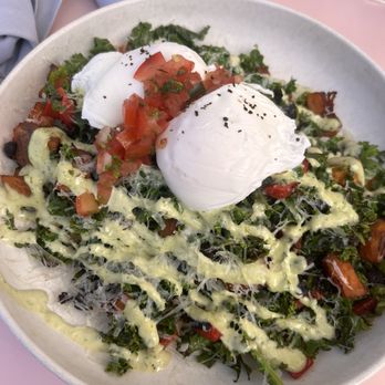 Aura Gardens - Sweet Potato Kale Hash- delicious and healthy?! - Breakfast & Brunch Near Me - Carlsbad, California Aura Gardens - Sweet Potato Kale Hash- delicious and healthy?! - Breakfast & Brunch Near Me - Carlsbad, California