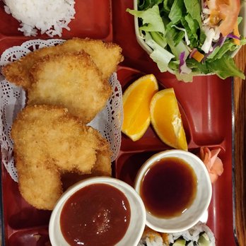 Mori Ichi - Chicken katsu bento box (lunch) - Japanese Near Me - Sugar Land, Texas