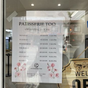 Patisserie Too - Patisserie/Cake Shop Near Me - Alhambra, California