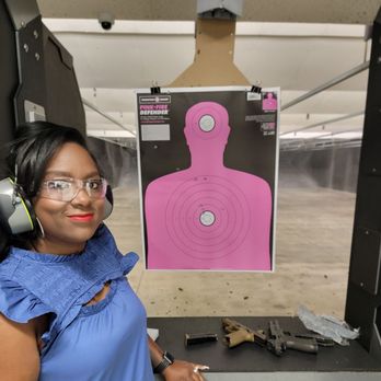 X-Ring Security & Firearms - My wife warming up on the lane. Such a hottie!! - Guns & Ammo Near Me - Waipahu, Hawaii