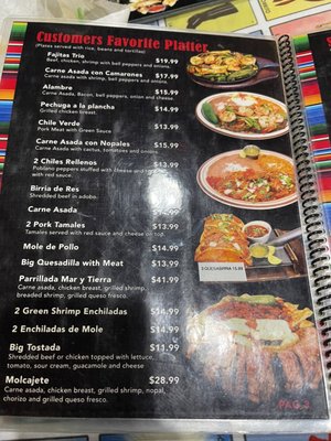 Menu photo 3 El Rinconcito Hollister, CA