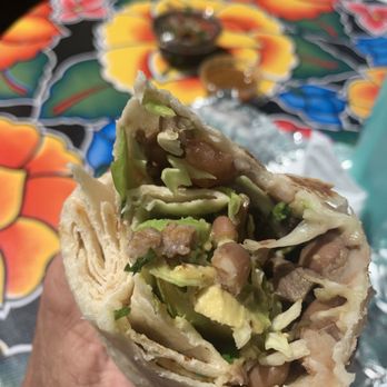 Tacos Moreno - I added beans to my asada salsas are delish - Tacos Near Me - Capitola, California