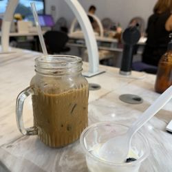Bliss Nail Bar - Coffee and yogurt