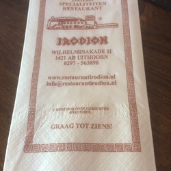 Grieks Restaurant Irodion - Zo'n zin in echt Grieks eten!