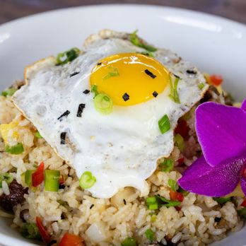 Kiahuna Sunrise Cafe - Pork Belly Fried Rice - Coffee & Tea Near Me - Koloa, Hawaii Kiahuna Sunrise Cafe - Pork Belly Fried Rice - Coffee & Tea Near Me - Koloa, Hawaii