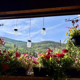 Lovely patio view Lovely patio view