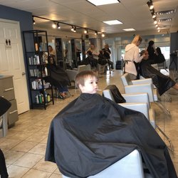 Cortos Salon of South Buffalo - Little guy getting his cut!