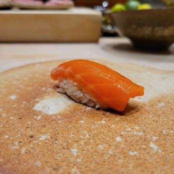 Hiden - a piece of sushi sitting on top of a pancake - Japanese Near Me - Miami, Florida Hiden - a piece of sushi sitting on top of a pancake - Japanese Near Me - Miami, Florida