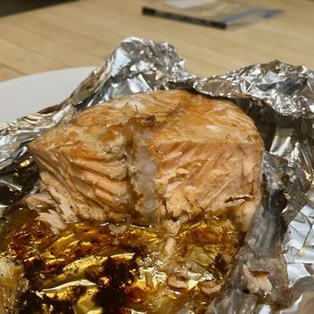 Soultran's Seafood - Marinated salmon steak grilled. - Seafood Markets Near Me - Vallejo, California Soultran's Seafood - Marinated salmon steak grilled. - Seafood Markets Near Me - Vallejo, California