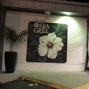 Page's Okra Grill - Outside sign by entrance - Southern Near Me - Mount Pleasant, South Carolina Page's Okra Grill - Outside sign by entrance - Southern Near Me - Mount Pleasant, South Carolina
