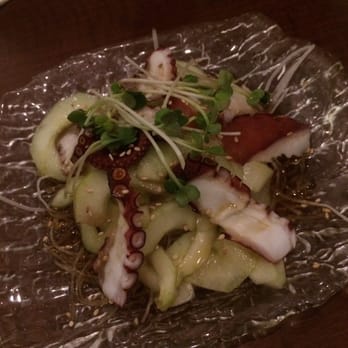 Midori Sushi - Sunomono salad with tako - Japanese Near Me - Austin, Texas