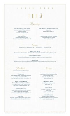 Menu photo 4 Tula Riviera Beach, FL