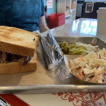 Henderson & Kane - Sliced Brisket Sandwich - Barbeque Near Me - Houston, Texas