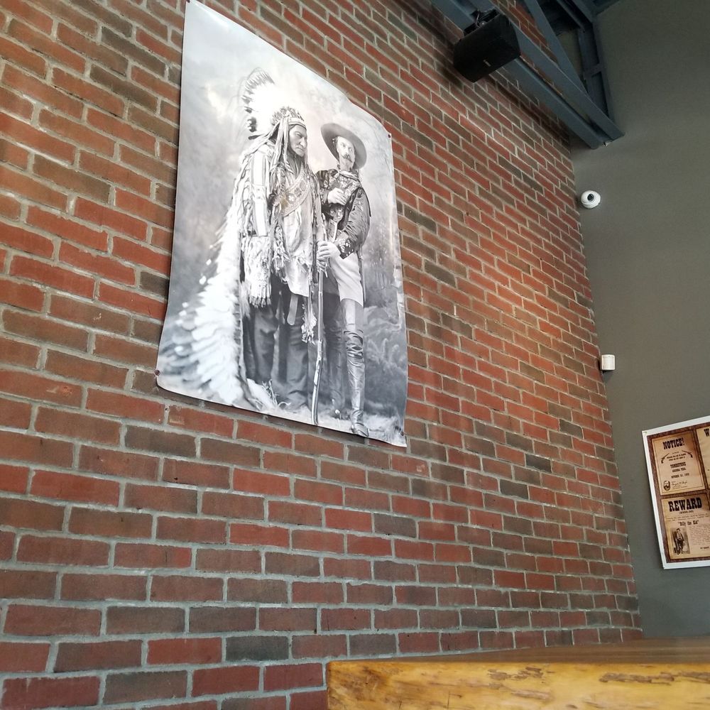 Burger Bandits - a brick wall in a restaurant - Burgers Near Me - Sutton, Ontario